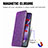 Custodia Portafoglio In Pelle Fantasia Modello Cover con Supporto per Samsung Galaxy S21 Ultra 5G