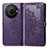 Custodia Portafoglio In Pelle Fantasia Modello Cover con Supporto per Sharp Aquos R8 Pro Viola