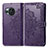 Custodia Portafoglio In Pelle Fantasia Modello Cover con Supporto per Sharp Aquos R8 Viola