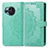 Custodia Portafoglio In Pelle Fantasia Modello Cover con Supporto per Sharp Aquos R8s Verde