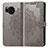 Custodia Portafoglio In Pelle Fantasia Modello Cover con Supporto per Sharp Aquos Sense8 Grigio