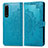 Custodia Portafoglio In Pelle Fantasia Modello Cover con Supporto per Sony Xperia 5 III SO-53B Blu