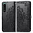 Custodia Portafoglio In Pelle Fantasia Modello Cover con Supporto per Sony Xperia 5 III SO-53B Nero