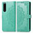 Custodia Portafoglio In Pelle Fantasia Modello Cover con Supporto per Sony Xperia 5 III SO-53B Verde