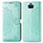 Custodia Portafoglio In Pelle Fantasia Modello Cover con Supporto per Sony Xperia 8 Lite Verde