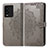 Custodia Portafoglio In Pelle Fantasia Modello Cover con Supporto per Vivo iQOO 9T 5G Grigio