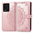 Custodia Portafoglio In Pelle Fantasia Modello Cover con Supporto per Vivo iQOO 9T 5G Oro Rosa