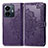 Custodia Portafoglio In Pelle Fantasia Modello Cover con Supporto per Vivo iQOO Z6 Lite 5G Viola