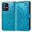 Custodia Portafoglio In Pelle Fantasia Modello Cover con Supporto per Vivo V23 Pro 5G Blu