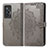 Custodia Portafoglio In Pelle Fantasia Modello Cover con Supporto per Vivo X70 5G Grigio