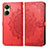 Custodia Portafoglio In Pelle Fantasia Modello Cover con Supporto per Vivo Y02S Rosso