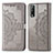 Custodia Portafoglio In Pelle Fantasia Modello Cover con Supporto per Vivo Y51s 5G Grigio