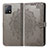 Custodia Portafoglio In Pelle Fantasia Modello Cover con Supporto per Vivo Y54s 5G Grigio