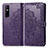 Custodia Portafoglio In Pelle Fantasia Modello Cover con Supporto per Vivo Y73s 5G Viola