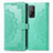 Custodia Portafoglio In Pelle Fantasia Modello Cover con Supporto per Xiaomi Mi 10T 5G Verde