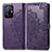 Custodia Portafoglio In Pelle Fantasia Modello Cover con Supporto per Xiaomi Mi 11T 5G Viola