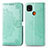 Custodia Portafoglio In Pelle Fantasia Modello Cover con Supporto per Xiaomi POCO C3 Verde