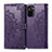 Custodia Portafoglio In Pelle Fantasia Modello Cover con Supporto per Xiaomi Poco M5S Viola