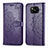 Custodia Portafoglio In Pelle Fantasia Modello Cover con Supporto per Xiaomi Poco X3 Pro Viola