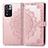 Custodia Portafoglio In Pelle Fantasia Modello Cover con Supporto per Xiaomi Poco X4 NFC Oro Rosa