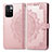 Custodia Portafoglio In Pelle Fantasia Modello Cover con Supporto per Xiaomi Redmi 10 (2022) Oro Rosa