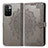 Custodia Portafoglio In Pelle Fantasia Modello Cover con Supporto per Xiaomi Redmi 10 4G Grigio