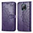 Custodia Portafoglio In Pelle Fantasia Modello Cover con Supporto per Xiaomi Redmi 10X 5G Viola