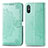 Custodia Portafoglio In Pelle Fantasia Modello Cover con Supporto per Xiaomi Redmi 9A Verde