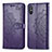 Custodia Portafoglio In Pelle Fantasia Modello Cover con Supporto per Xiaomi Redmi 9A Viola