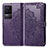 Custodia Portafoglio In Pelle Fantasia Modello Cover con Supporto per Xiaomi Redmi K50 5G Viola