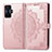 Custodia Portafoglio In Pelle Fantasia Modello Cover con Supporto per Xiaomi Redmi K50 Gaming 5G Oro Rosa