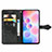 Custodia Portafoglio In Pelle Fantasia Modello Cover con Supporto per Xiaomi Redmi Note 10 Pro 4G
