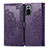 Custodia Portafoglio In Pelle Fantasia Modello Cover con Supporto per Xiaomi Redmi Note 10 Pro Max Viola