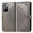 Custodia Portafoglio In Pelle Fantasia Modello Cover con Supporto per Xiaomi Redmi Note 11 5G Grigio