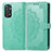 Custodia Portafoglio In Pelle Fantasia Modello Cover con Supporto per Xiaomi Redmi Note 11 Pro 4G Verde