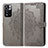 Custodia Portafoglio In Pelle Fantasia Modello Cover con Supporto per Xiaomi Redmi Note 11 Pro+ Plus 5G Grigio