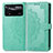 Custodia Portafoglio In Pelle Fantasia Modello Cover con Supporto per Xiaomi Redmi Note 11E Pro 5G Verde