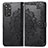 Custodia Portafoglio In Pelle Fantasia Modello Cover con Supporto per Xiaomi Redmi Note 11S 4G Nero