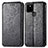 Custodia Portafoglio In Pelle Fantasia Modello Cover con Supporto S01D per Google Pixel 5a 5G Nero