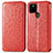 Custodia Portafoglio In Pelle Fantasia Modello Cover con Supporto S01D per Google Pixel 5a 5G Rosso