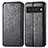 Custodia Portafoglio In Pelle Fantasia Modello Cover con Supporto S01D per Google Pixel 6 5G Nero