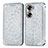 Custodia Portafoglio In Pelle Fantasia Modello Cover con Supporto S01D per Huawei Honor 60 5G