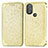 Custodia Portafoglio In Pelle Fantasia Modello Cover con Supporto S01D per Motorola Moto G Play Gen 2