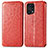 Custodia Portafoglio In Pelle Fantasia Modello Cover con Supporto S01D per Oppo Find X5 5G Rosso