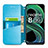 Custodia Portafoglio In Pelle Fantasia Modello Cover con Supporto S01D per Realme 9 5G India