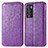 Custodia Portafoglio In Pelle Fantasia Modello Cover con Supporto S01D per Realme GT Master Explorer 5G Viola