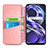 Custodia Portafoglio In Pelle Fantasia Modello Cover con Supporto S01D per Realme Narzo 50 4G