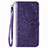 Custodia Portafoglio In Pelle Fantasia Modello Cover con Supporto S01D per Samsung Galaxy A02