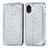 Custodia Portafoglio In Pelle Fantasia Modello Cover con Supporto S01D per Samsung Galaxy A03 Core