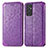 Custodia Portafoglio In Pelle Fantasia Modello Cover con Supporto S01D per Samsung Galaxy A15 5G Viola